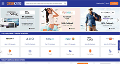 Desktop Screenshot of cashkaro.com